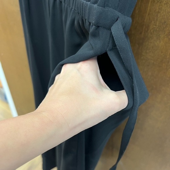 Cos Wide Leg Jumpsuit Womens 10 Black Sleeveless Modern Career Teacher Business - Picture 12 of 12